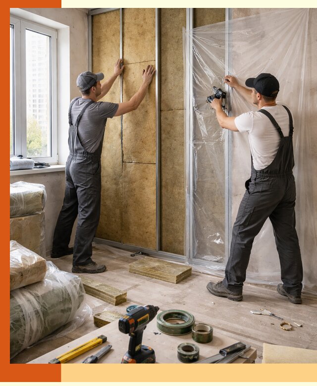 Утепление квартиры изнутри профессионально в Касимах